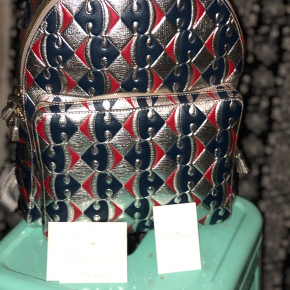 Anya Hindmarch Carrefour Metallic Capra Backpack main image 4